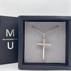MU ACCESSORIES|純銀十字架項鍊 N0020