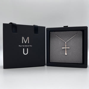 MU ACCESSORIES|純銀十字架項鍊 N0025