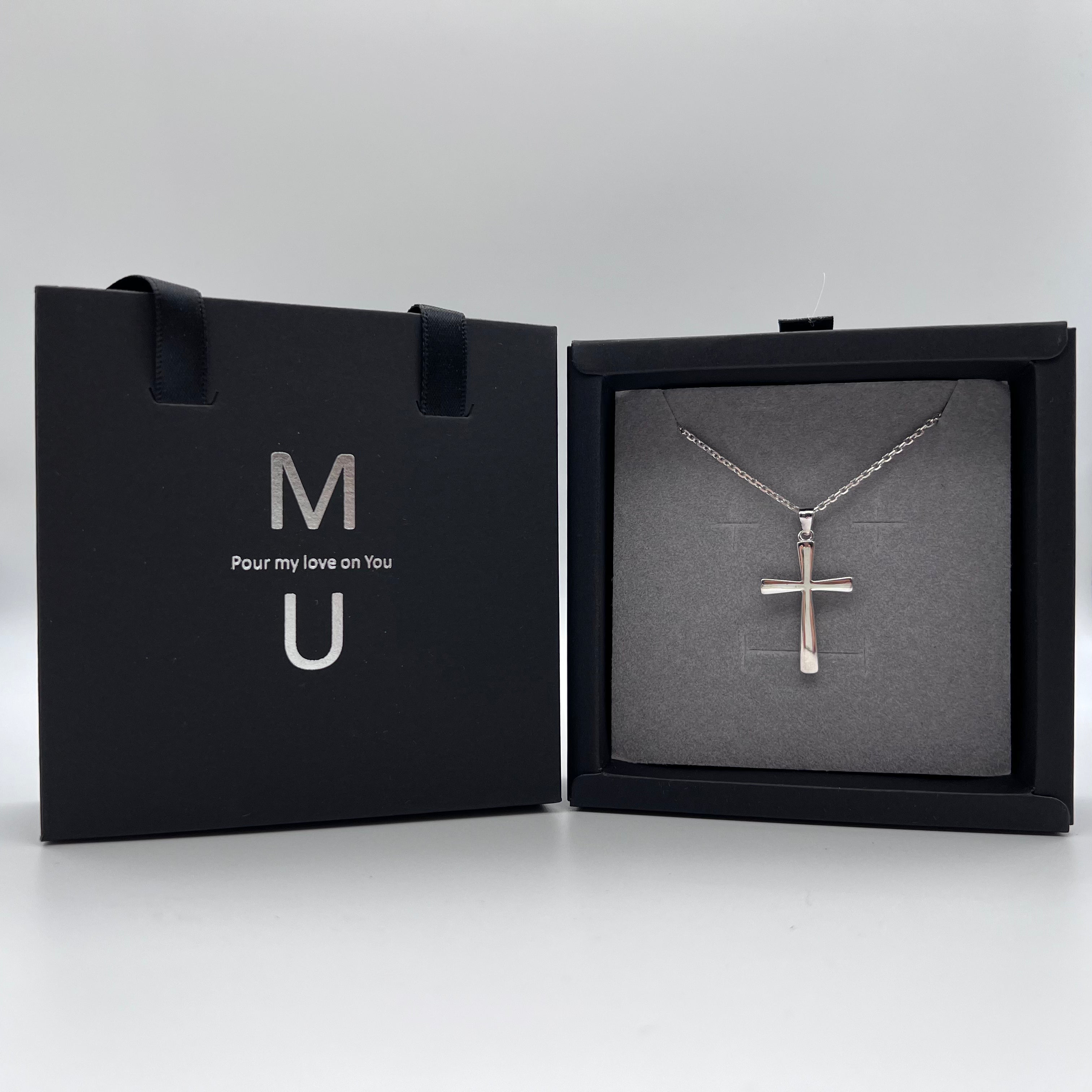 MU ACCESSORIES|純銀十字架項鍊 N0025