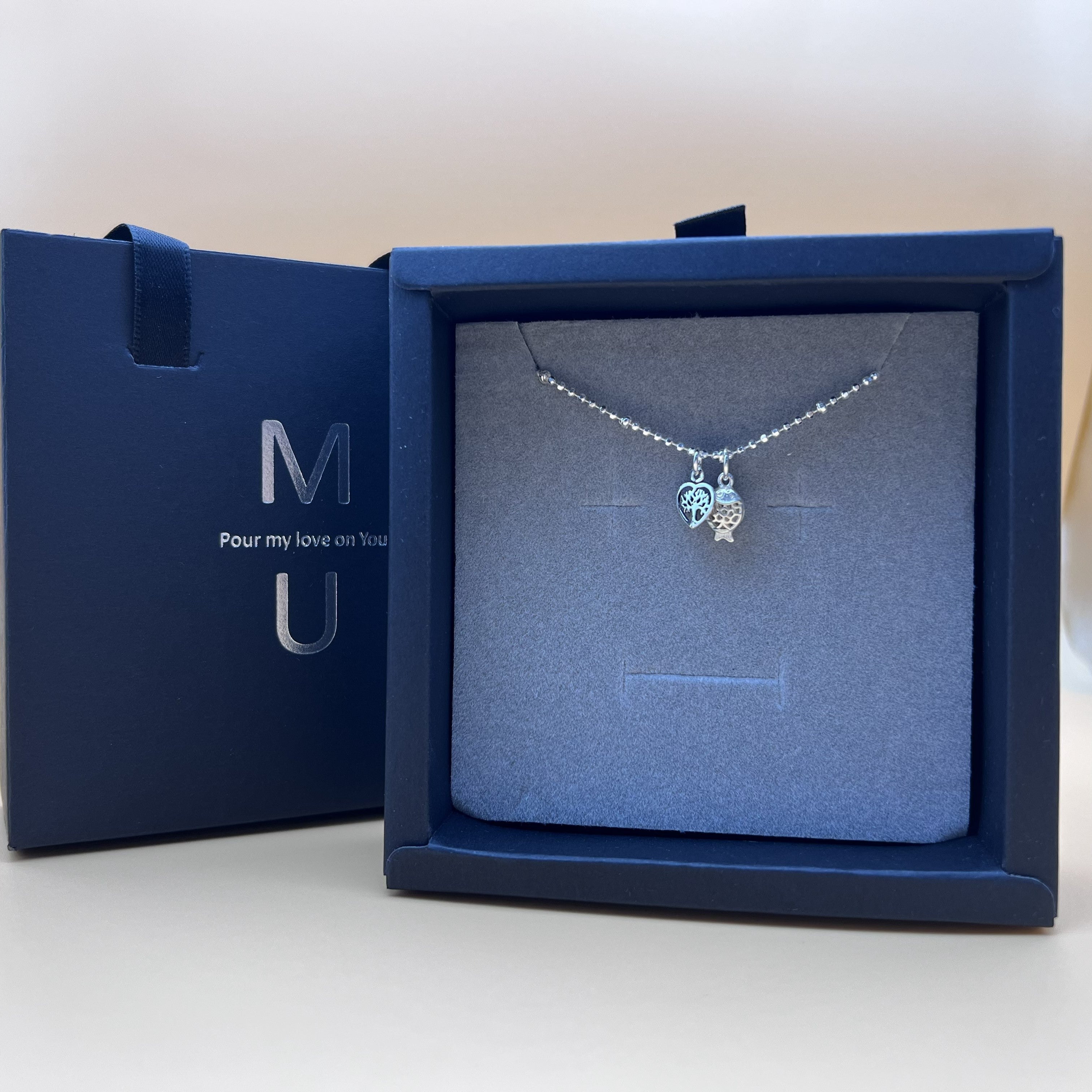 MU ACCESSORIES|純銀魚・生命樹手鍊 B0004