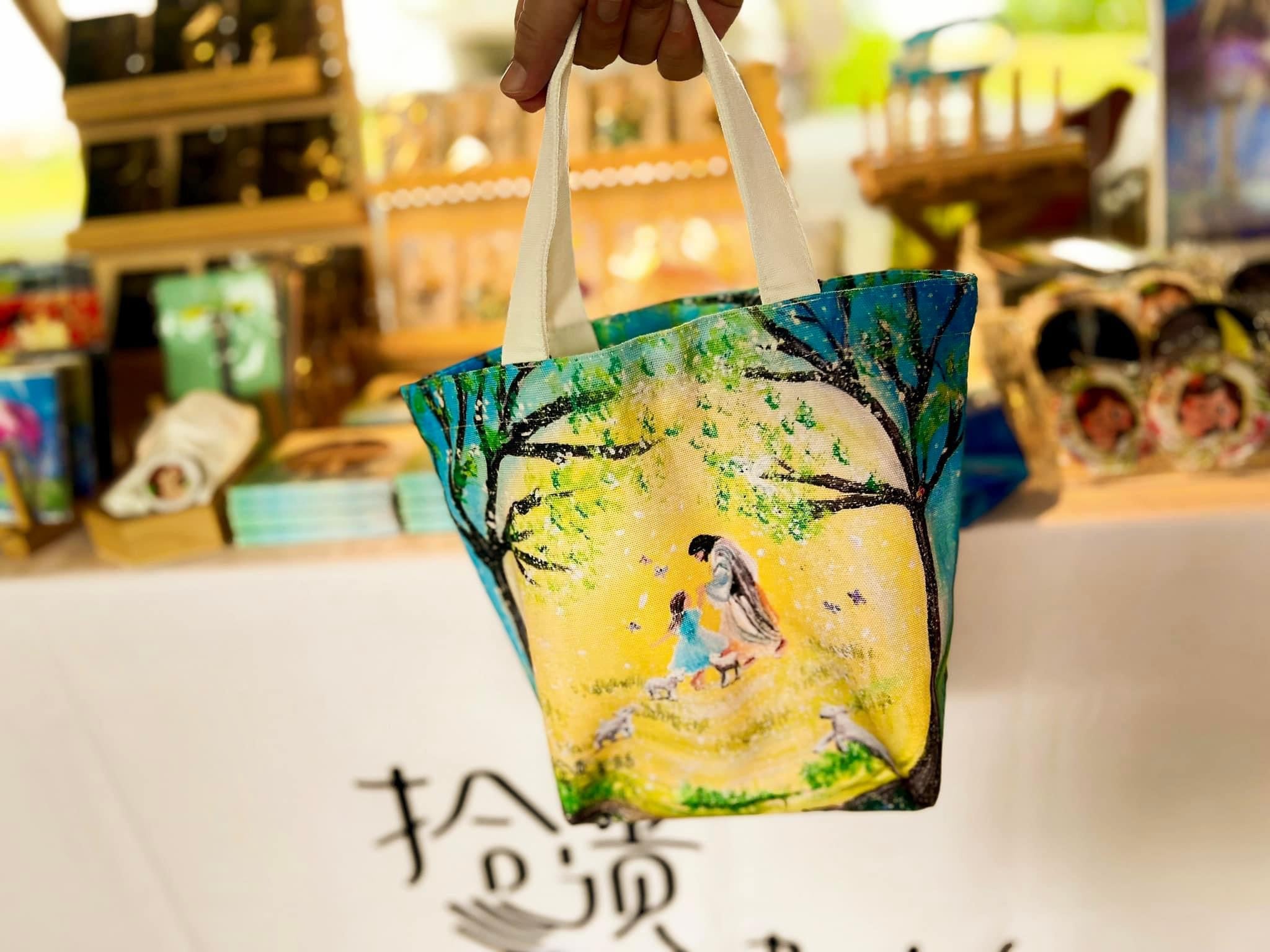 拾遺畫話｜在你身邊系列 手提帆布隨行袋