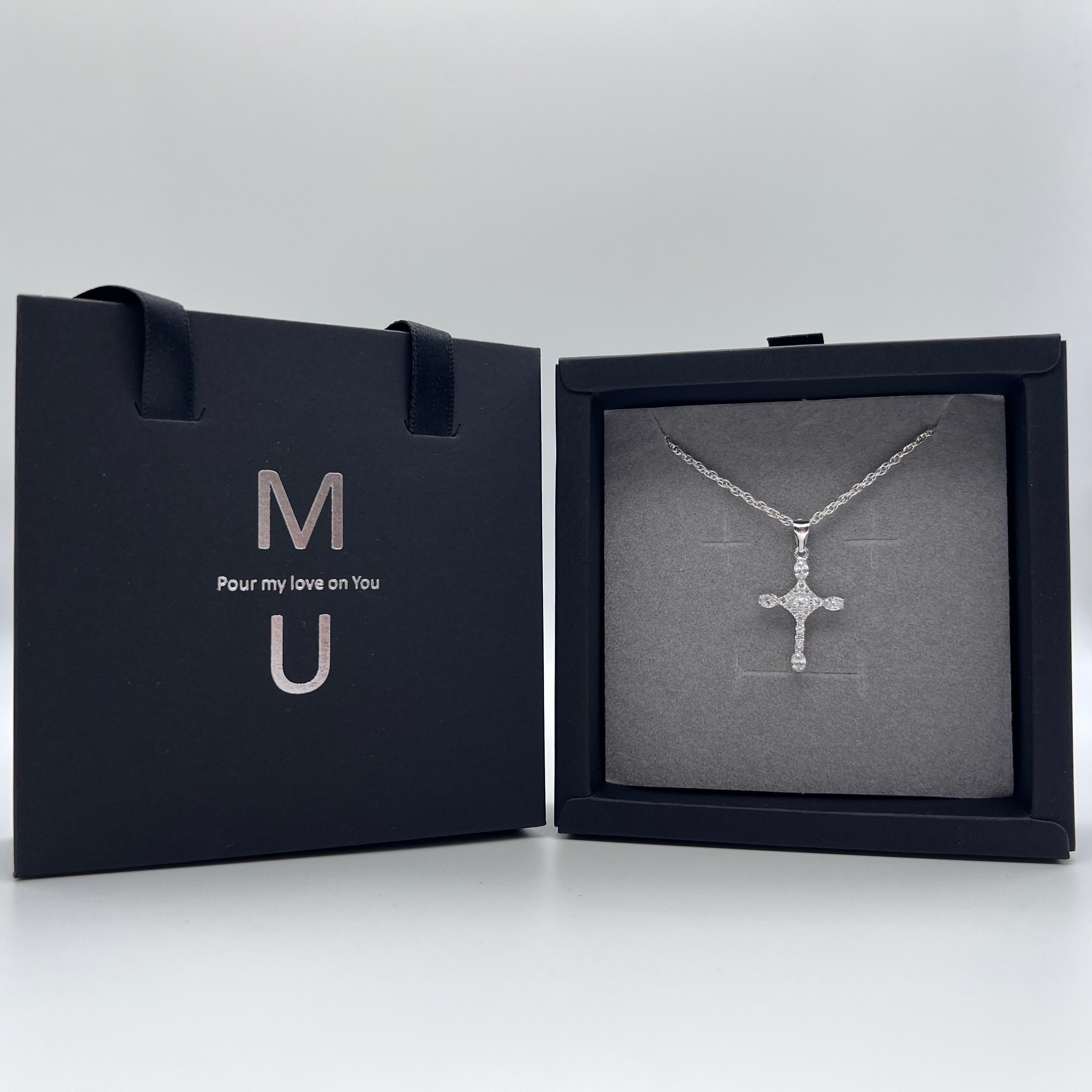 MU ACCESSORIES｜純銀造型十字架項鍊 N0014