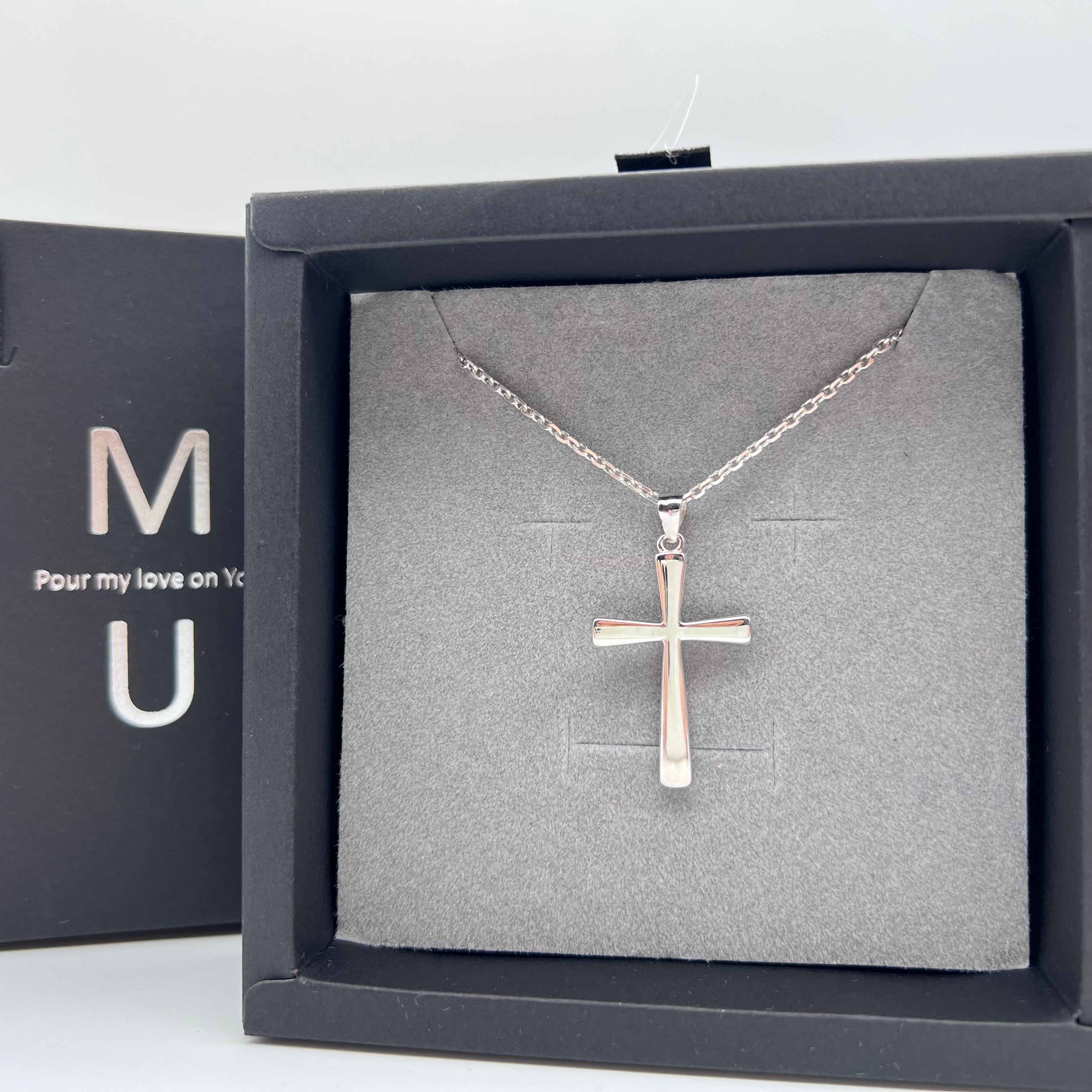 MU ACCESSORIES｜純銀十字架項鍊 N0025